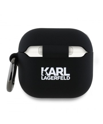 Karl Lagerfeld Silicone Choupette Head 3D Case for AirPods 4 - Black