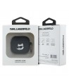 Karl Lagerfeld Silicone Choupette Head 3D Case for AirPods 4 - Black