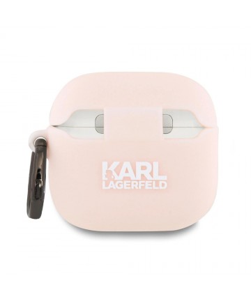 Karl Lagerfeld Silicone Choupette Head 3D Case for AirPods 4 - Pink