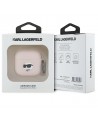 Karl Lagerfeld Silicone Choupette Head 3D Case for AirPods 4 - Pink