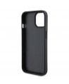 Karl Lagerfeld KLHCP15SPKLPKLK iPhone 15 / 14 / 13 6.1" black/black hardcase Leather Monogram Hot Stamp Metal Logo