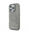 Karl Lagerfeld KLHCP16XHKHDCELK iPhone 16 Pro Max 6.9" black/black hardcase IML Rhinestones Karl Head
