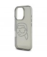Karl Lagerfeld KLHCP16XHKHDCELK iPhone 16 Pro Max 6.9" black/black hardcase IML Rhinestones Karl Head