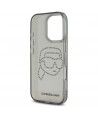 Karl Lagerfeld KLHCP16XHKHDCELK iPhone 16 Pro Max 6.9" black/black hardcase IML Rhinestones Karl Head