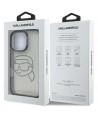 Karl Lagerfeld KLHCP16XHKHDCELK iPhone 16 Pro Max 6.9" black/black hardcase IML Rhinestones Karl Head