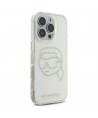 Karl Lagerfeld KLHCP16XHKHDCELT iPhone 16 Pro Max 6.9" transparent hardcase IML Rhinestones Karl Head