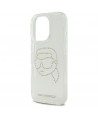 Karl Lagerfeld KLHCP16XHKHDCELT iPhone 16 Pro Max 6.9" transparent hardcase IML Rhinestones Karl Head