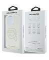 Karl Lagerfeld KLHCP16XHKHDCELT iPhone 16 Pro Max 6.9" transparent hardcase IML Rhinestones Karl Head
