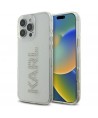 Karl Lagerfeld KLHCP16XHKLSTDCT iPhone 16 Pro Max 6.9" Clear Hard Case IML Rhinestones Logo