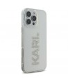 Karl Lagerfeld KLHCP16XHKLSTDCT iPhone 16 Pro Max 6.9" Clear Hard Case IML Rhinestones Logo