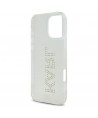 Karl Lagerfeld KLHCP16XHKLSTDCT iPhone 16 Pro Max 6.9" Clear Hard Case IML Rhinestones Logo