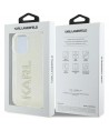 Karl Lagerfeld KLHCP16XHKLSTDCT iPhone 16 Pro Max 6.9" Clear Hard Case IML Rhinestones Logo