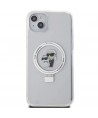 Karl Lagerfeld KLHMP15MHMRSKCH iPhone 15 Plus / 14 Plus 6.7" white/white hardcase Ring Stand Karl&Choupette MagSafe