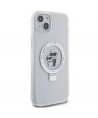 Karl Lagerfeld KLHMP15MHMRSKCH iPhone 15 Plus / 14 Plus 6.7" white/white hardcase Ring Stand Karl&Choupette MagSafe