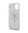 Karl Lagerfeld KLHMP15MHMRSKCH iPhone 15 Plus / 14 Plus 6.7" white/white hardcase Ring Stand Karl&Choupette MagSafe