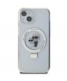 Karl Lagerfeld KLHMP15SHMRSKCH iPhone 15 / 14 / 13 6.1" white/white hardcase Ring Stand Karl&Choupette MagSafe