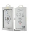 Karl Lagerfeld KLHMP15SHMRSKCH iPhone 15 / 14 / 13 6.1" white/white hardcase Ring Stand Karl&Choupette MagSafe