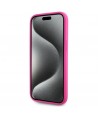 Karl Lagerfeld KLHMP15SSKHPPLF iPhone 15 6.1" fuchsia/fuschia hardcase Silicone Karl Head Print MagSafe