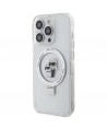 Karl Lagerfeld KLHMP15XHMRSKCH iPhone 15 Pro Max 6.7" white/white hardcase Ring Stand Karl&Choupette MagSafe