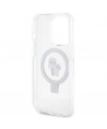 Karl Lagerfeld KLHMP15XHMRSKCH iPhone 15 Pro Max 6.7" white/white hardcase Ring Stand Karl&Choupette MagSafe