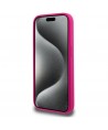 Karl Lagerfeld KLHMP15XSKHPPLF iPhone 15 Pro Max 6.7" fuchsia/fuschia hardcase Silicone Karl Head Print MagSafe