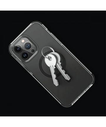 Uniq Combat iPhone 14 Pro 6.1" case Magclick Charging black/concrete charcoal