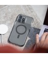 Uniq Combat iPhone 14 Pro 6.1" case Magclick Charging black/concrete charcoal