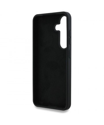 Guess Silicone Big 4G Logo Bottom Script case for Samsung Galaxy S25 - black
