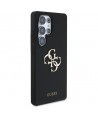 Guess Silicone Big 4G Logo Bottom Script case for Samsung Galaxy S25 Ultra - black
