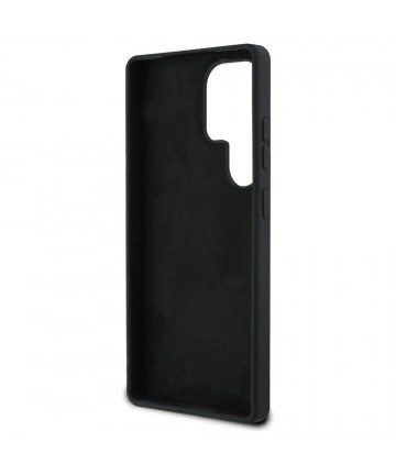 Guess Silicone Big 4G Logo Bottom Script case for Samsung Galaxy S25 Ultra - black