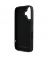 Karl Lagerfeld HC 3D Rubber Elongated Glitter iPhone 16 Case - Black