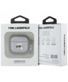 Karl Lagerfeld Monogram Karl Head case for AirPods 4 - silver