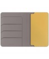 Uniq Belmont RFID Blocking Passport Case - Grey/Yellow