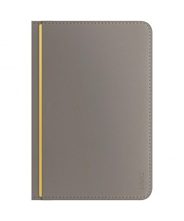 Uniq Belmont RFID Blocking Passport Case - Grey/Yellow