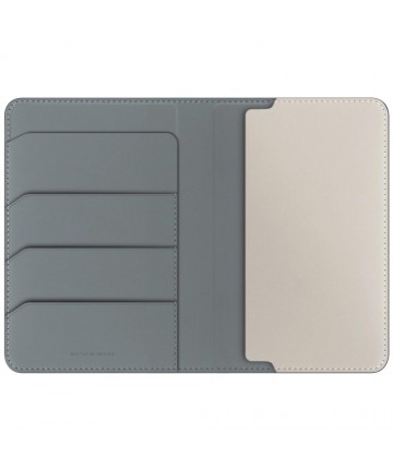 Uniq Belmont RFID Blocking Passport Case - Green/Ivory
