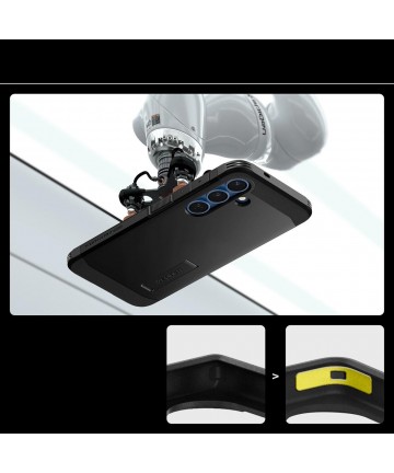 Spigen Tough Armor MagSafe case for Samsung Galaxy S25 - black