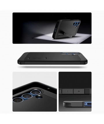 Spigen Tough Armor MagSafe case for Samsung Galaxy S25 - black