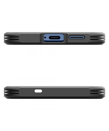 Spigen Tough Armor MagSafe case for Samsung Galaxy S25 - black