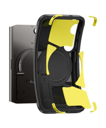 Spigen Tough Armor MagSafe case for Samsung Galaxy S25 - black