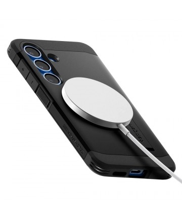 Spigen Tough Armor MagSafe case for Samsung Galaxy S25 - black