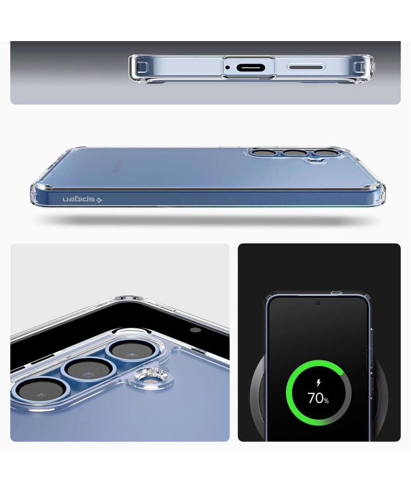 Spigen Ultra Hybrid Case for Samsung Galaxy S25 - Clear