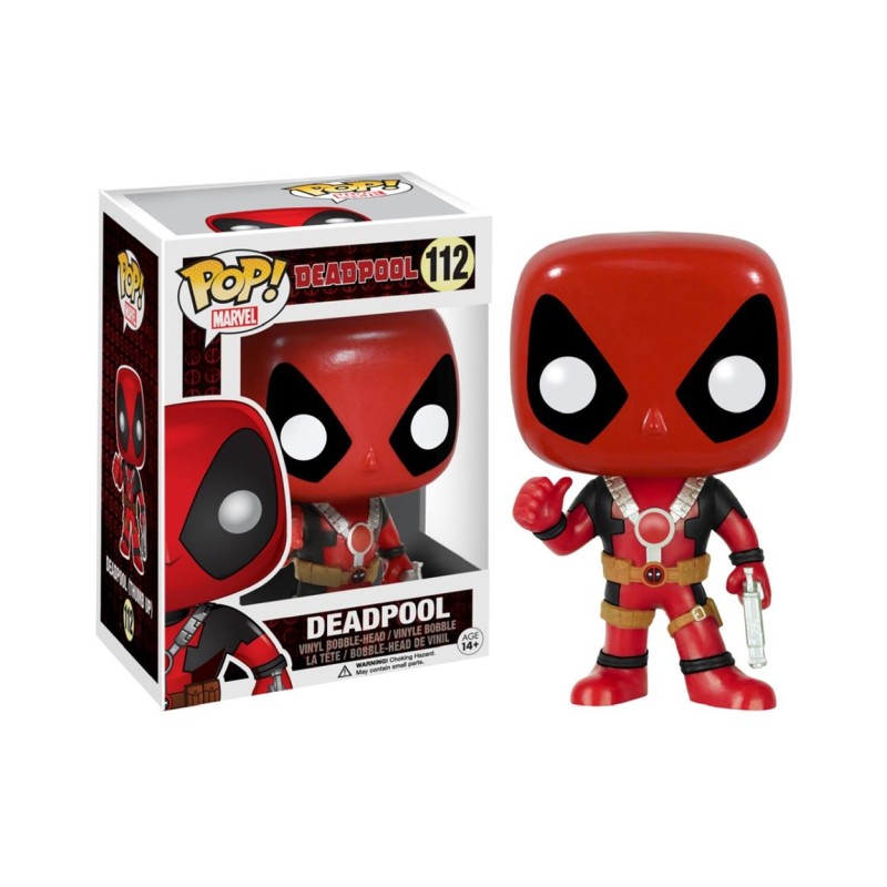 Funko Pop! Marvel: Deadpool Thumb Up 112 Vinyl Bobble-Head Figure