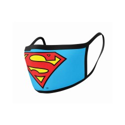 Pyramid DC Superman (Logo) Mask - 2Pack Face Covers (GP85559)