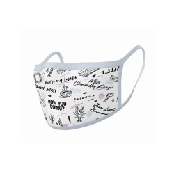 Pyramid Friends (Phrases) Mask - 2Pack Face Covers (GP85574)