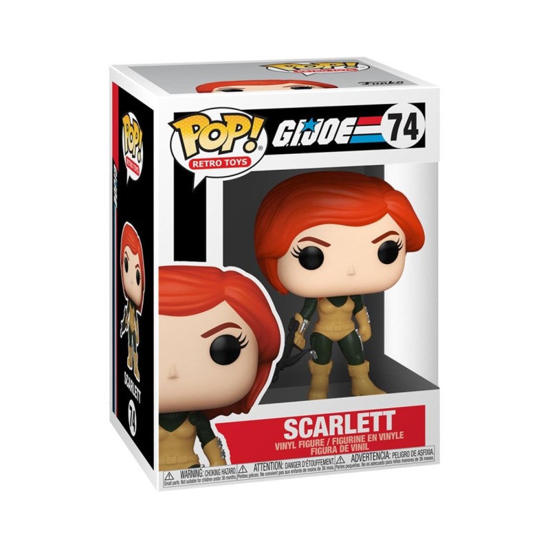 Funko Pop! Retro Toys: G.I. Joe - Scarlett 74 Vinyl Figure