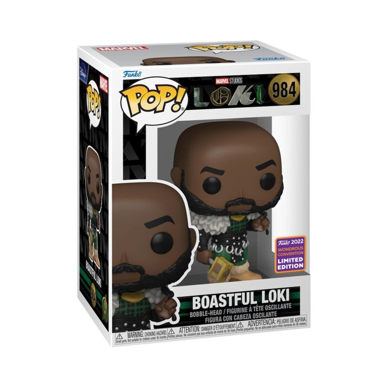 Funko Pop! Marvel: Loki - Boastful Loki (Convention Limited Edition) 984 Bobble-Head Vinyl Figure
