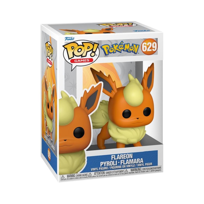 Funko Pop! Games: Pokemon - Flareon Pyroli - Flamara 629 Vinyl Figure