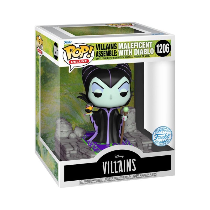 Funko Pop! Deluxe: Disney Villains - Assemble Maleficent with Diablo (Special Edition) 1206 Vinyl Figure
