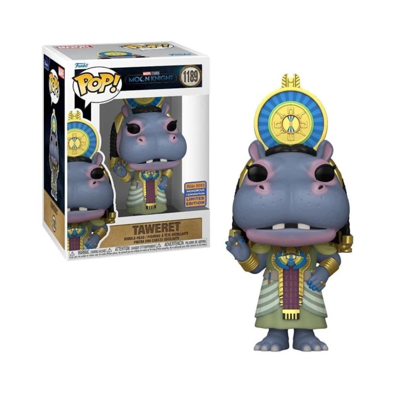 Funko Pop! Marvel: Moon Knight - Taweret (Convention Limited Edition) 1189 Bobble-Head Vinyl Figure