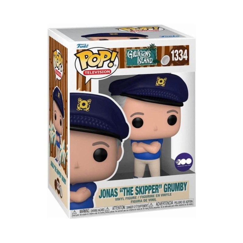 Funko Pop! Television: Gilligan’s Island - Jonas The Skipper Grumby 1334 Vinyl Figure